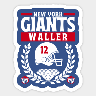 New York Giants Waller 12 Edition 2 Sticker